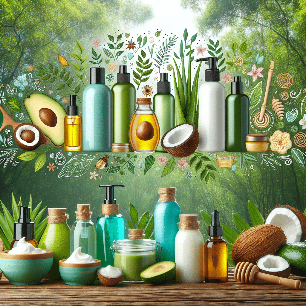 produtos naturais para reparar cabelo danificado