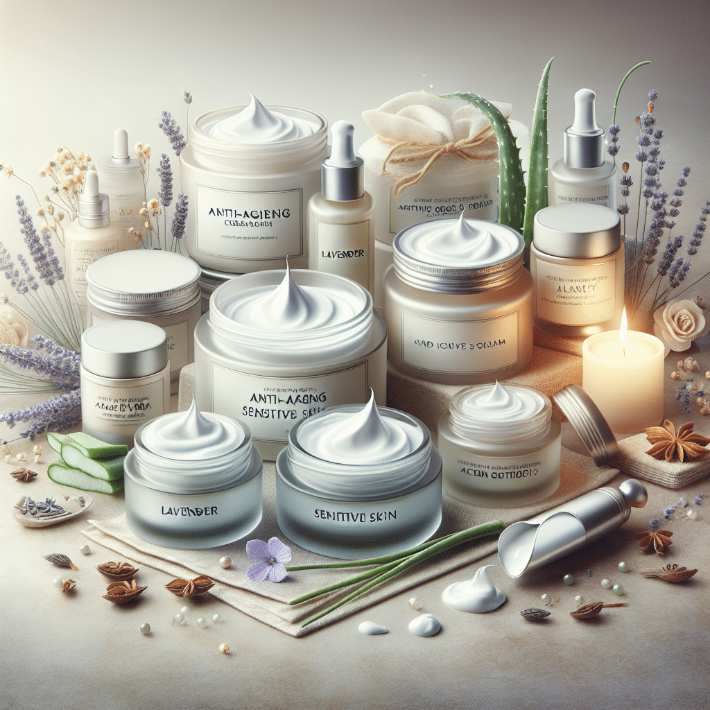 avaliação de cremes anti-idade para pele sensível