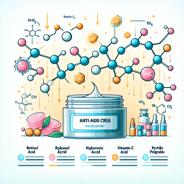 análises de ingredientes em cremes anti-idade