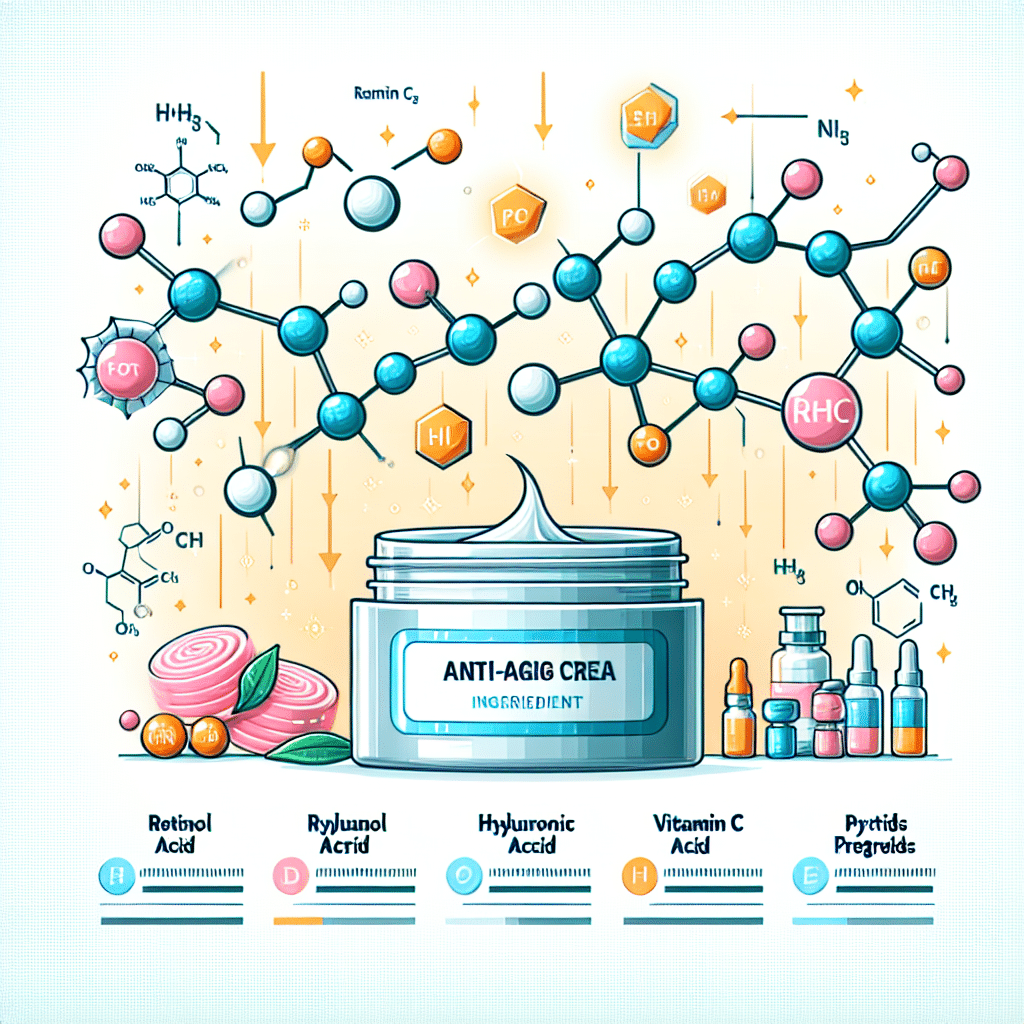 análises de ingredientes em cremes anti-idade