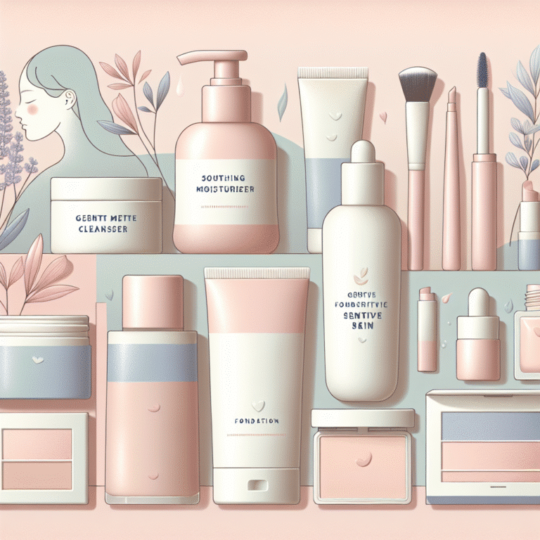 maquiagem para pele sensível