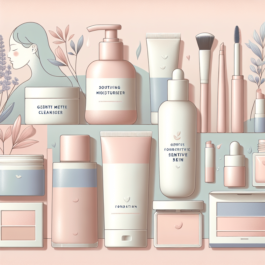 maquiagem para pele sensível