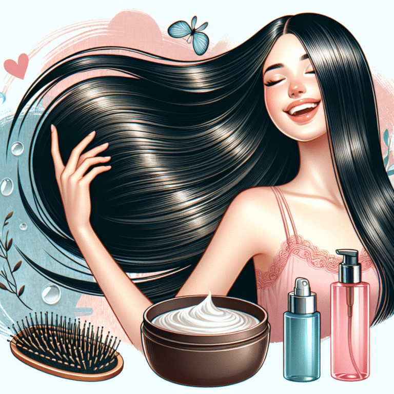 como manter cabelo liso natural e livre de frizz