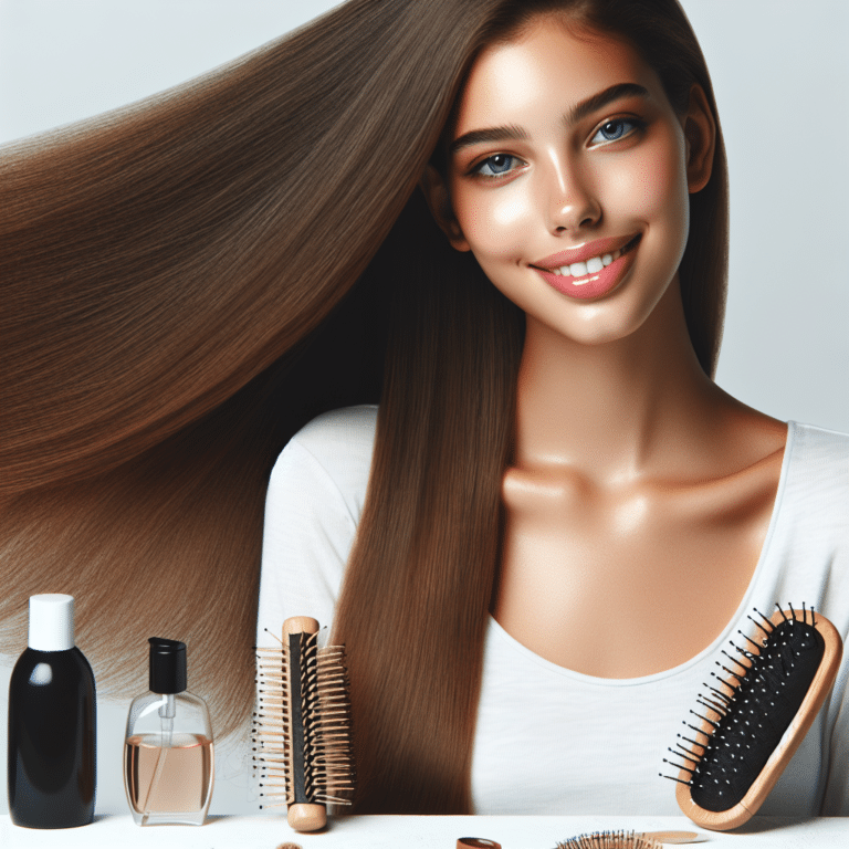 como manter cabelo liso natural e livre de frizz