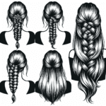 penteados fáceis e rápidos para cabelo longo e deslumbrante