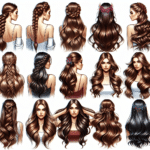 penteados fáceis e rápidos para cabelo longo e deslumbrante